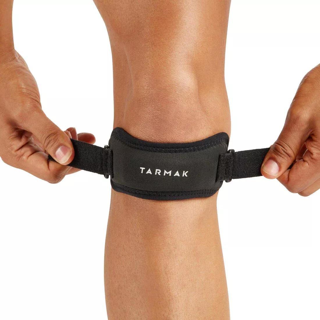 Left/Right Supportive Knee Strap, Black, No Color, large image number 0
