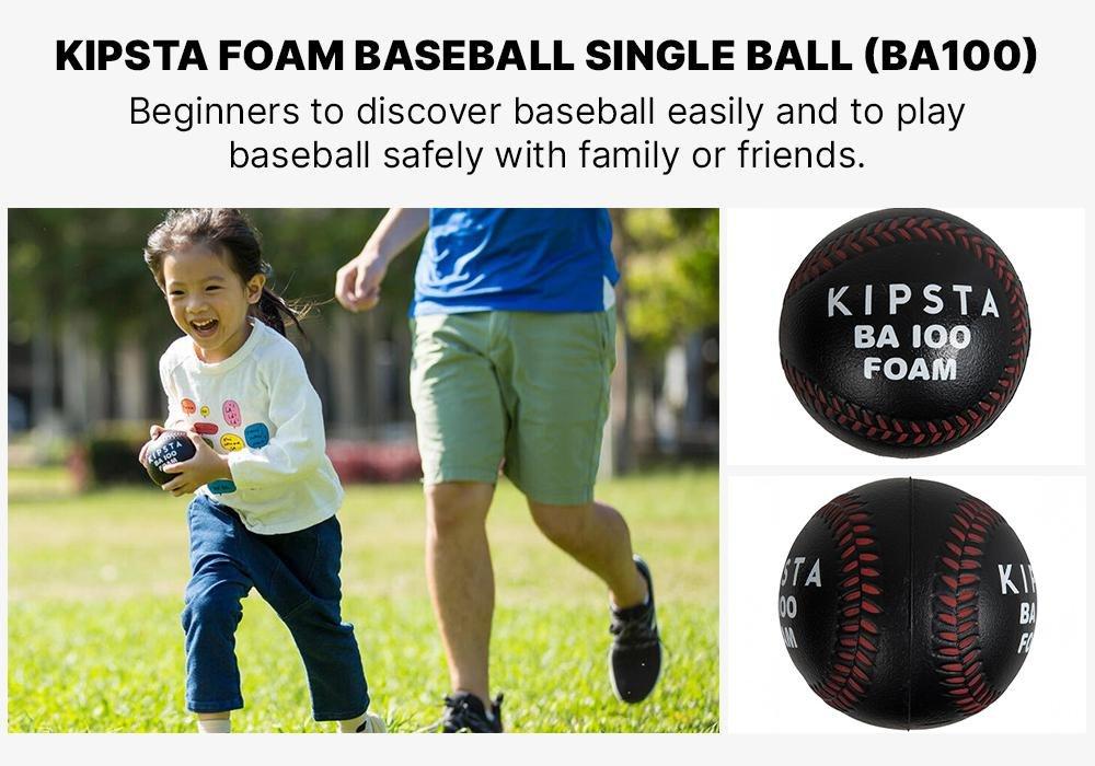 Kipsta 11 Ba100 Foam Baseball Single Ball, Brown, No Color, large image number 8