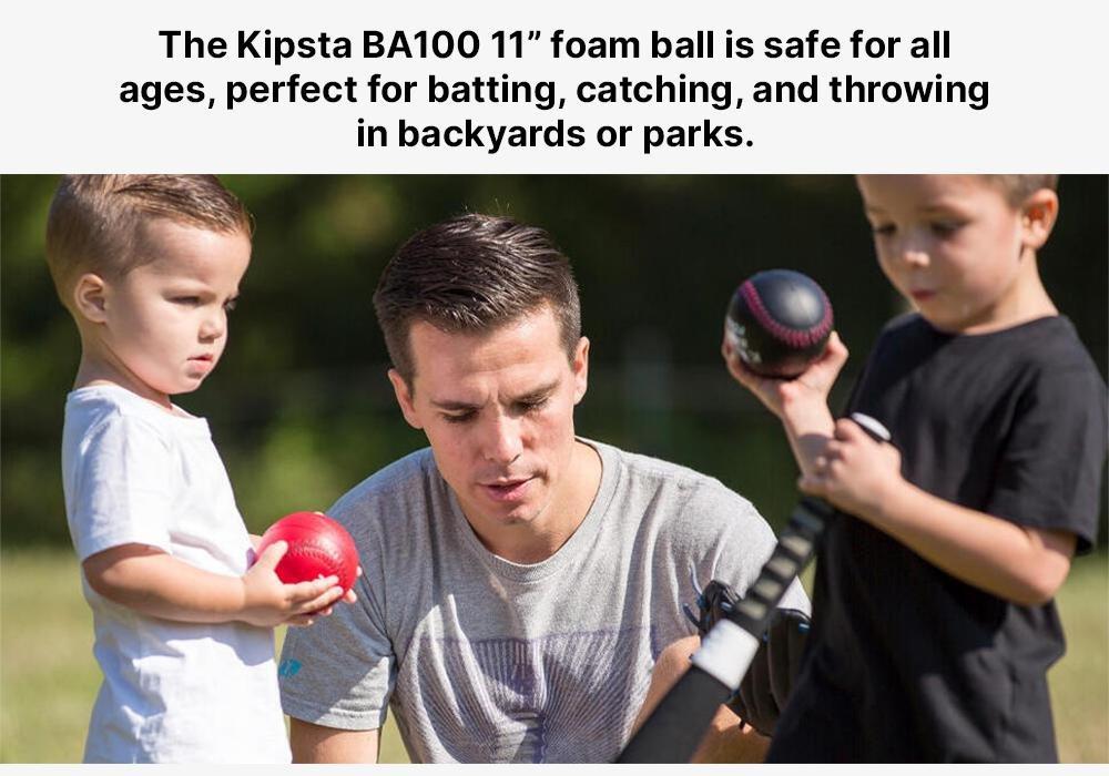 Kipsta 11 Ba100 Foam Baseball Single Ball, Brown, No Color, large image number 9
