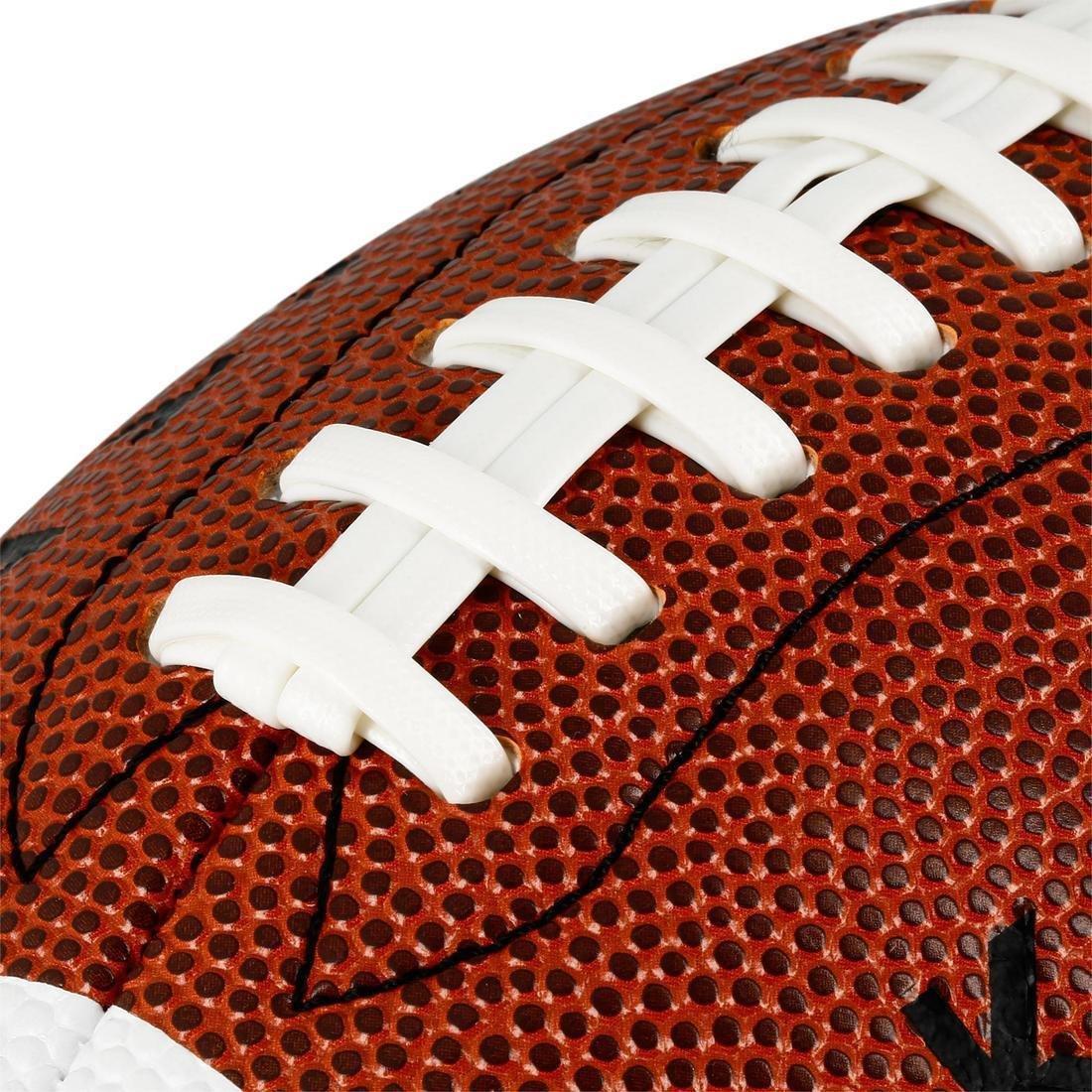 Kids Af500 Junior Size American Football, Brown, No Color, large image number 3