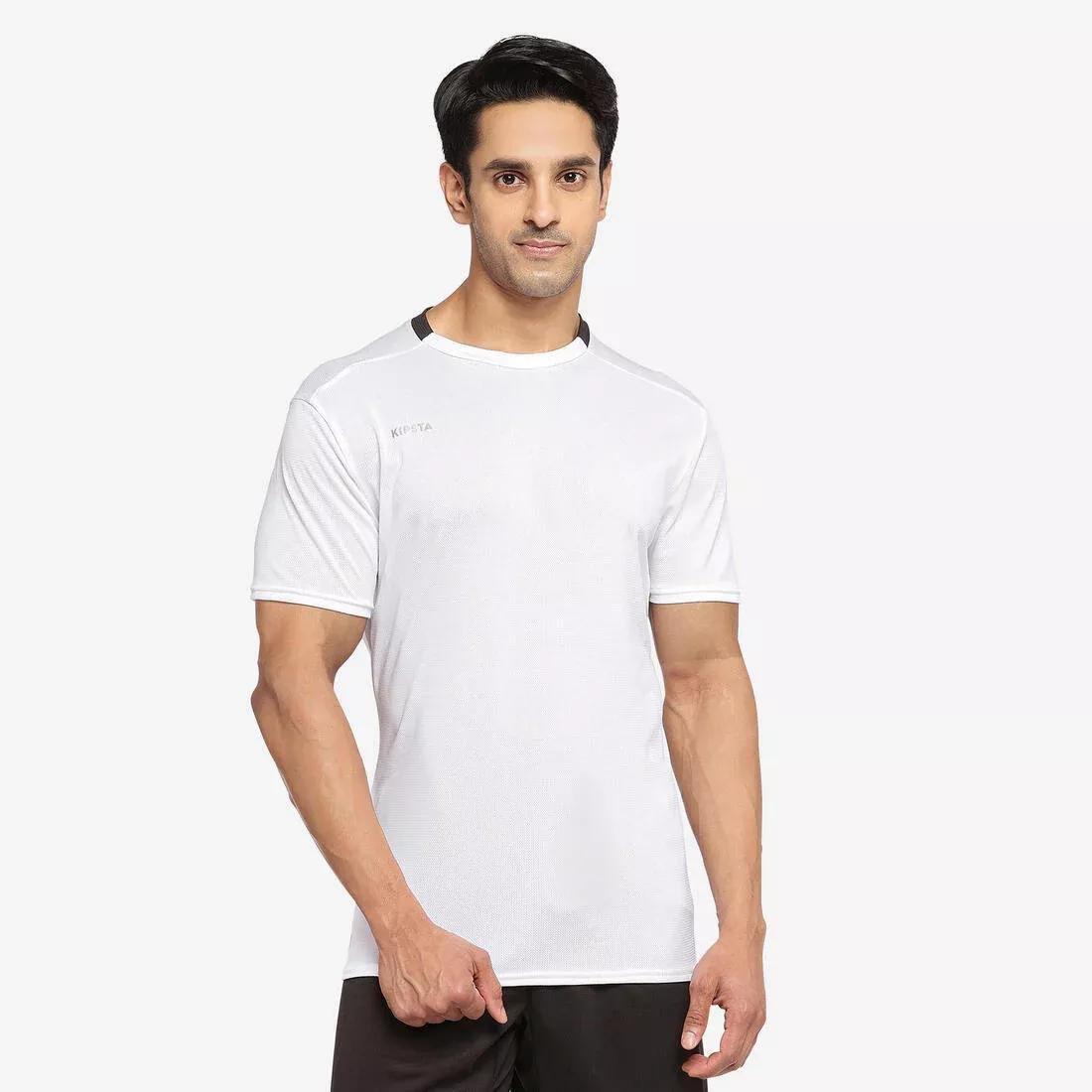 Mens Football Eco-Design Shirt F100, White, No Color, medium