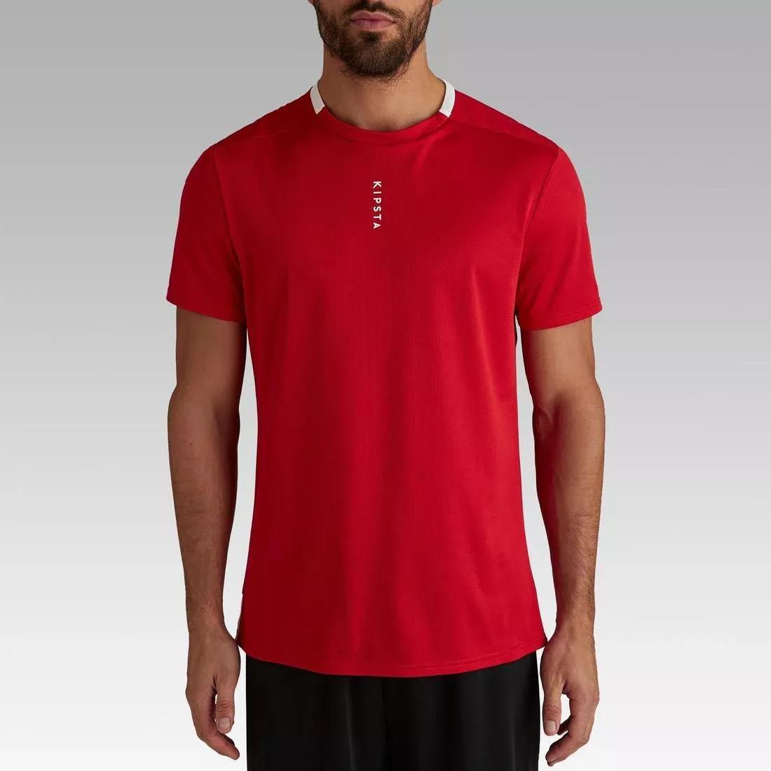 Mens Football Eco-Design Shirt F100, Black, , large image number 4
