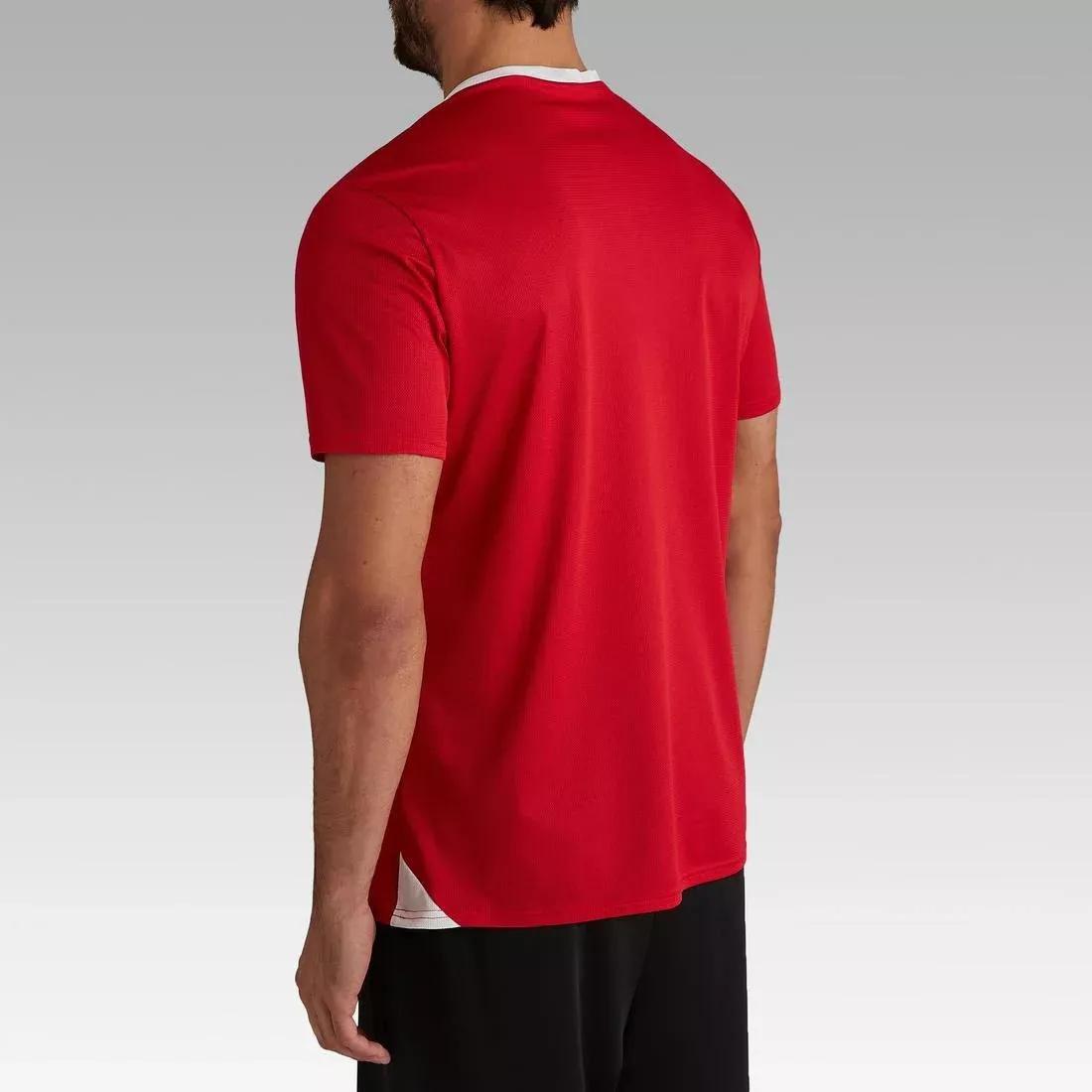 Mens Football Eco-Design Shirt F100, Black, , large image number 7