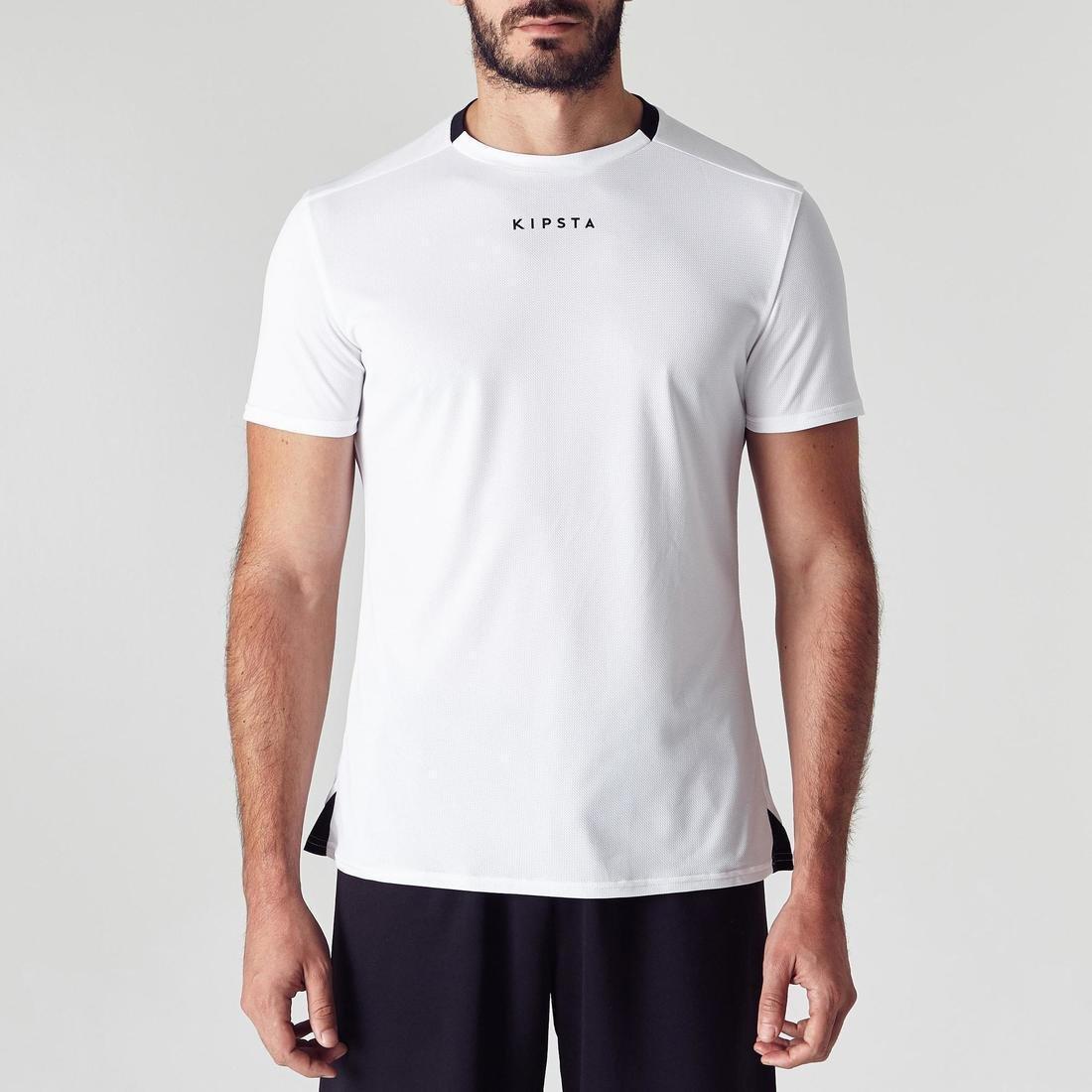 Mens Football Eco-Design Shirt F100, Black, , large image number 9
