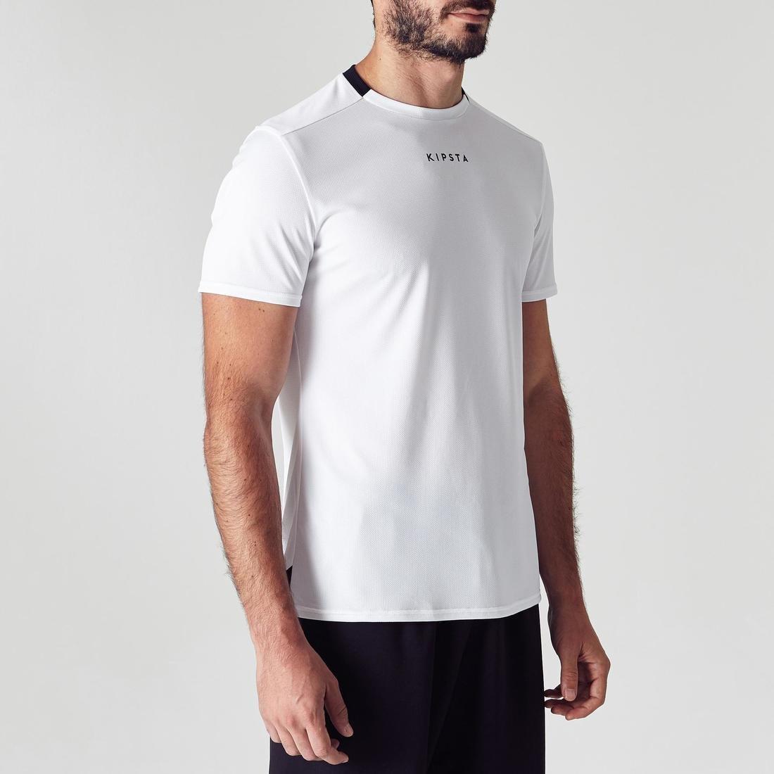 KIPSTA - Mens Football Eco-Design Shirt F100, Black