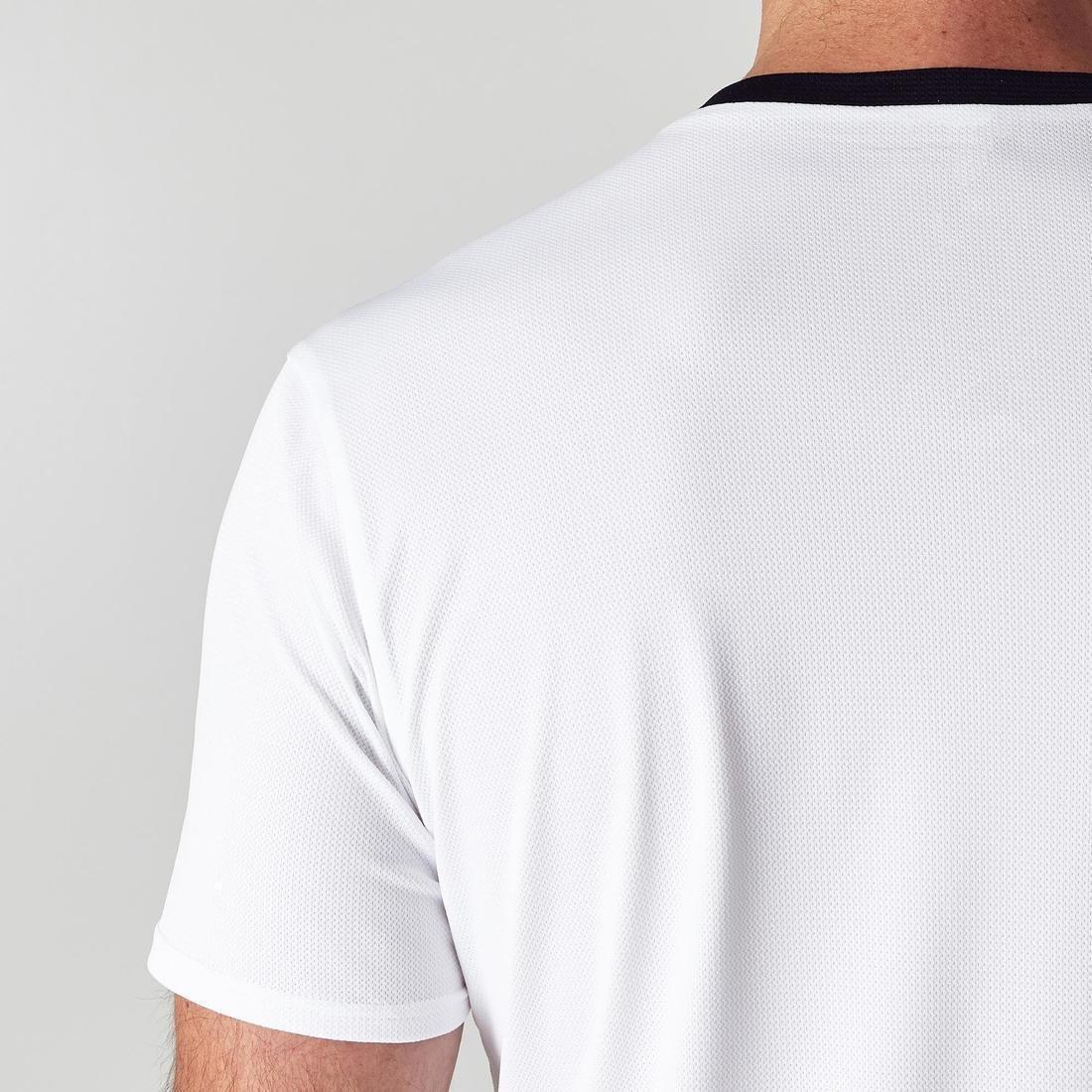 Mens Football Eco-Design Shirt F100, Black, No Color, large image number 14