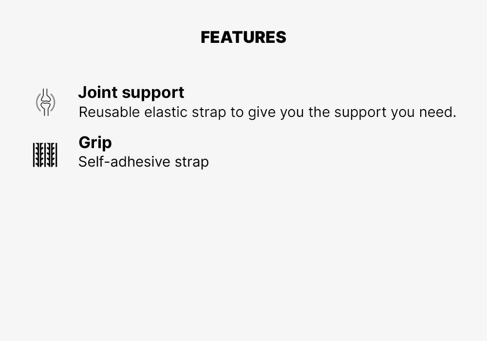 Reusable Support Strap, Black, No Color, large image number 15