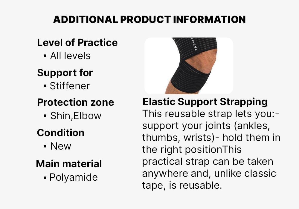 Reusable Support Strap, Black, No Color, large image number 16