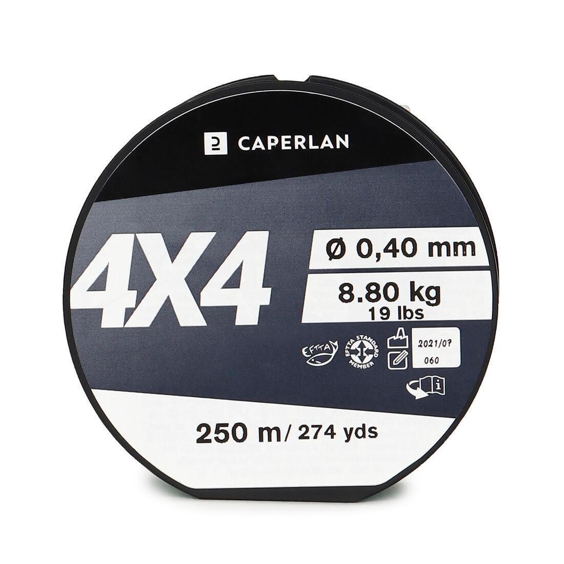 Line 4X4 250M Fishing Line, White, No Color, medium
