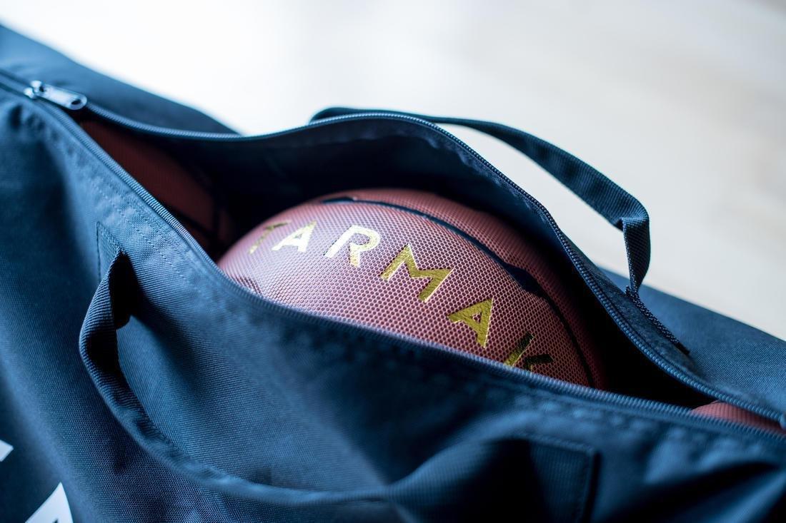 TARMAK - Durable Basketball Bag For Carrying Up To Five Balls, Black