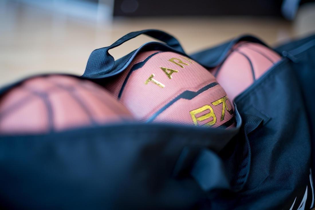 Durable Basketball Bag For Carrying Up To Five Balls, Black, No Color, large image number 4