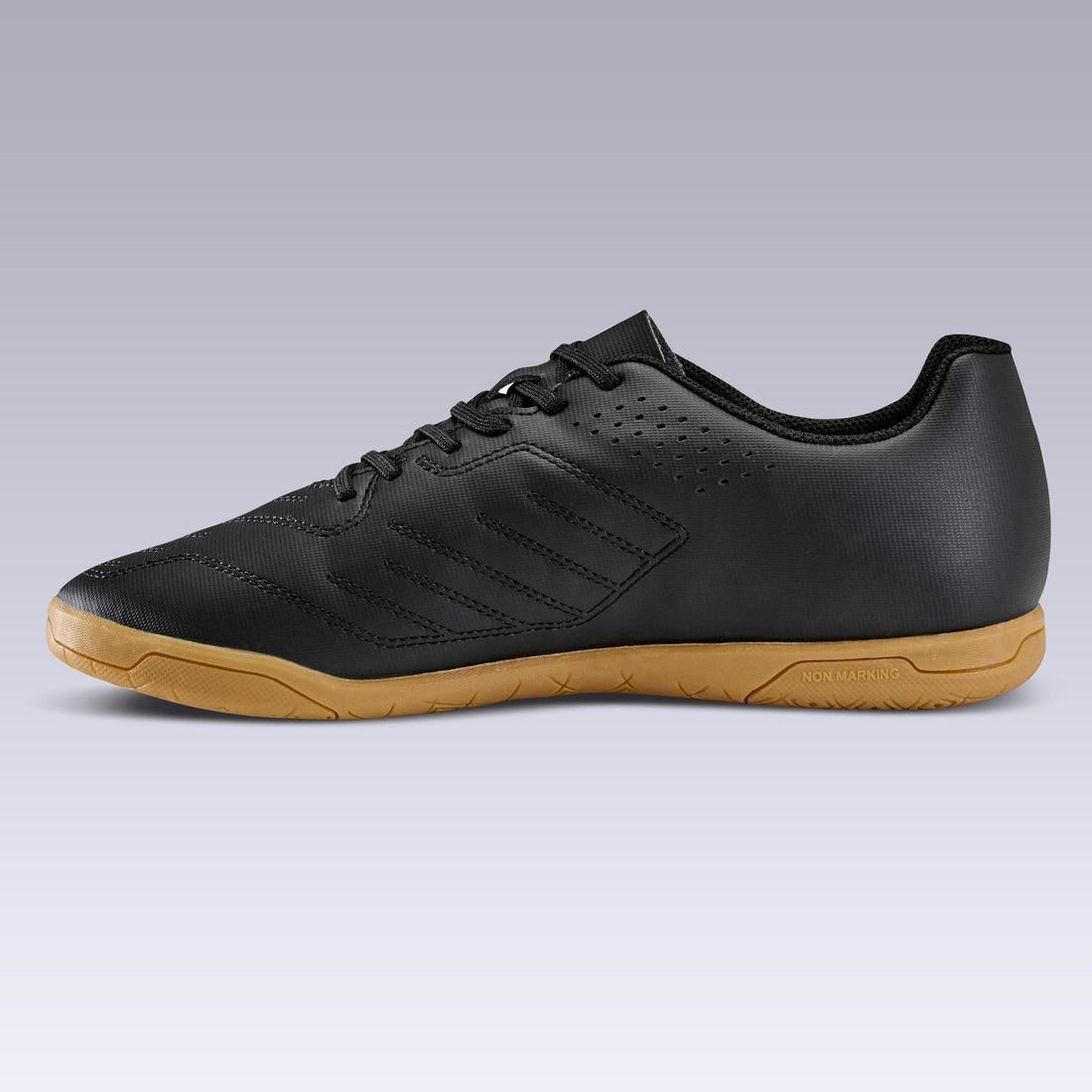 Adult Futsal Trainers 100, Black, No Color, medium