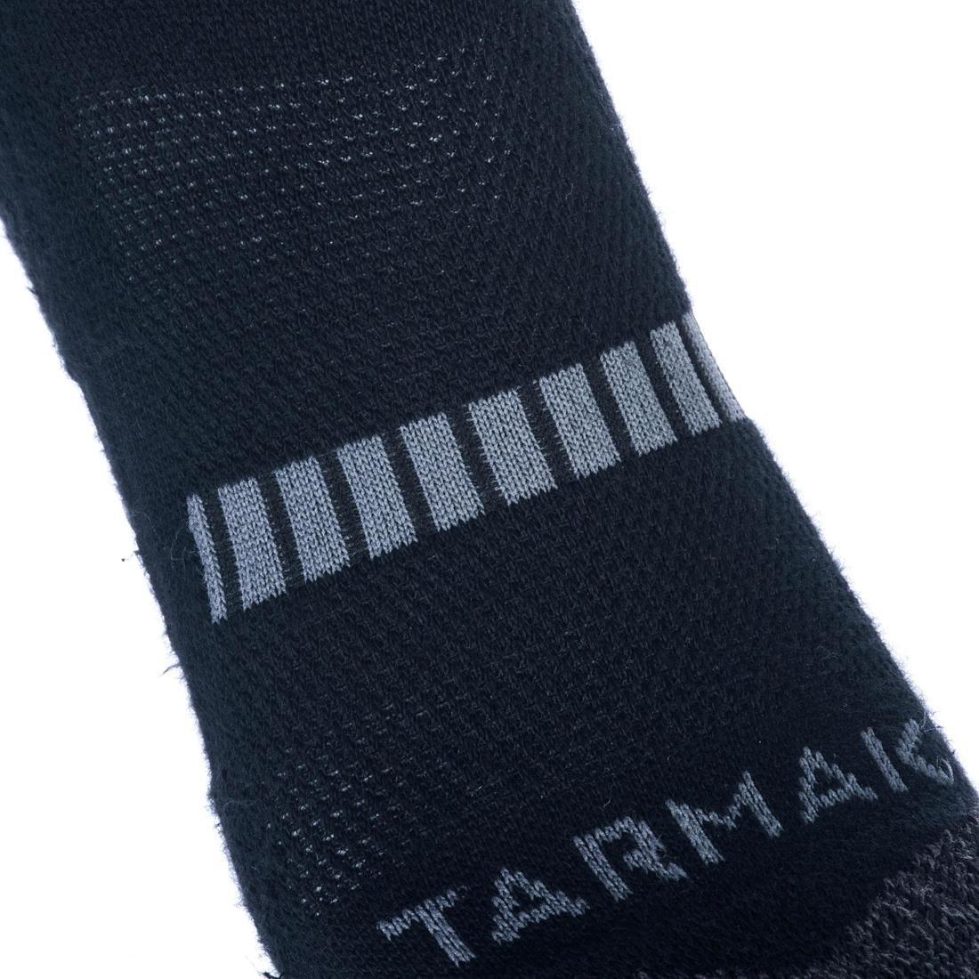 ULTRA WHITE Men's/Women's Mid Basketball Socks SO500 Twin-Pack, No Color, large image number 10
