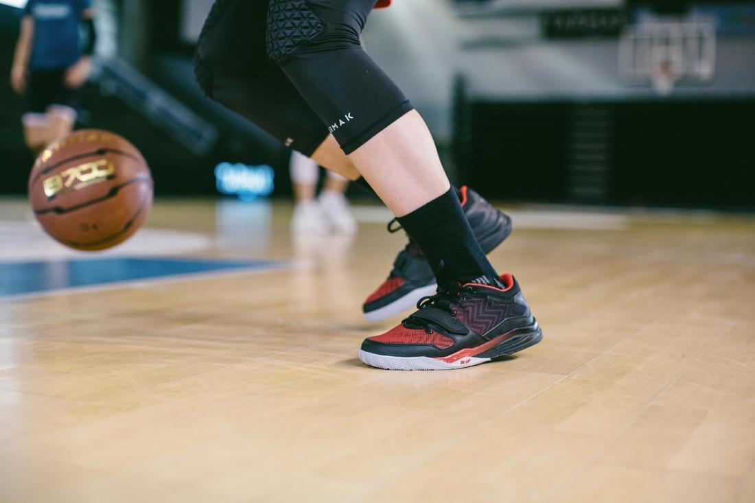 Basketball Mid Socks 2-Pack So500, Black, No Color, large image number 13