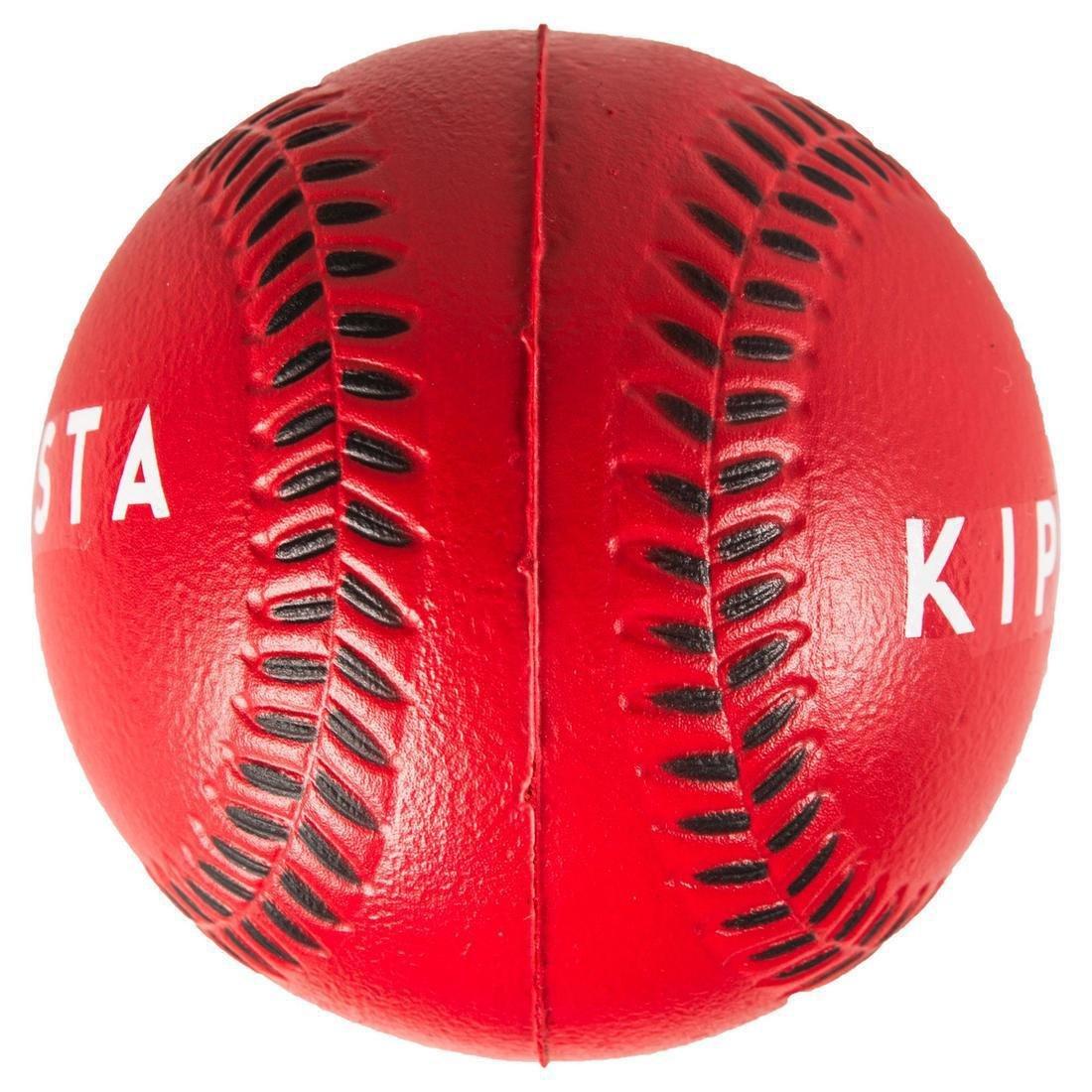 Kids Kipsta Ba100 Foam Baseball Ball And Bat Set, Black, No Color, large image number 8
