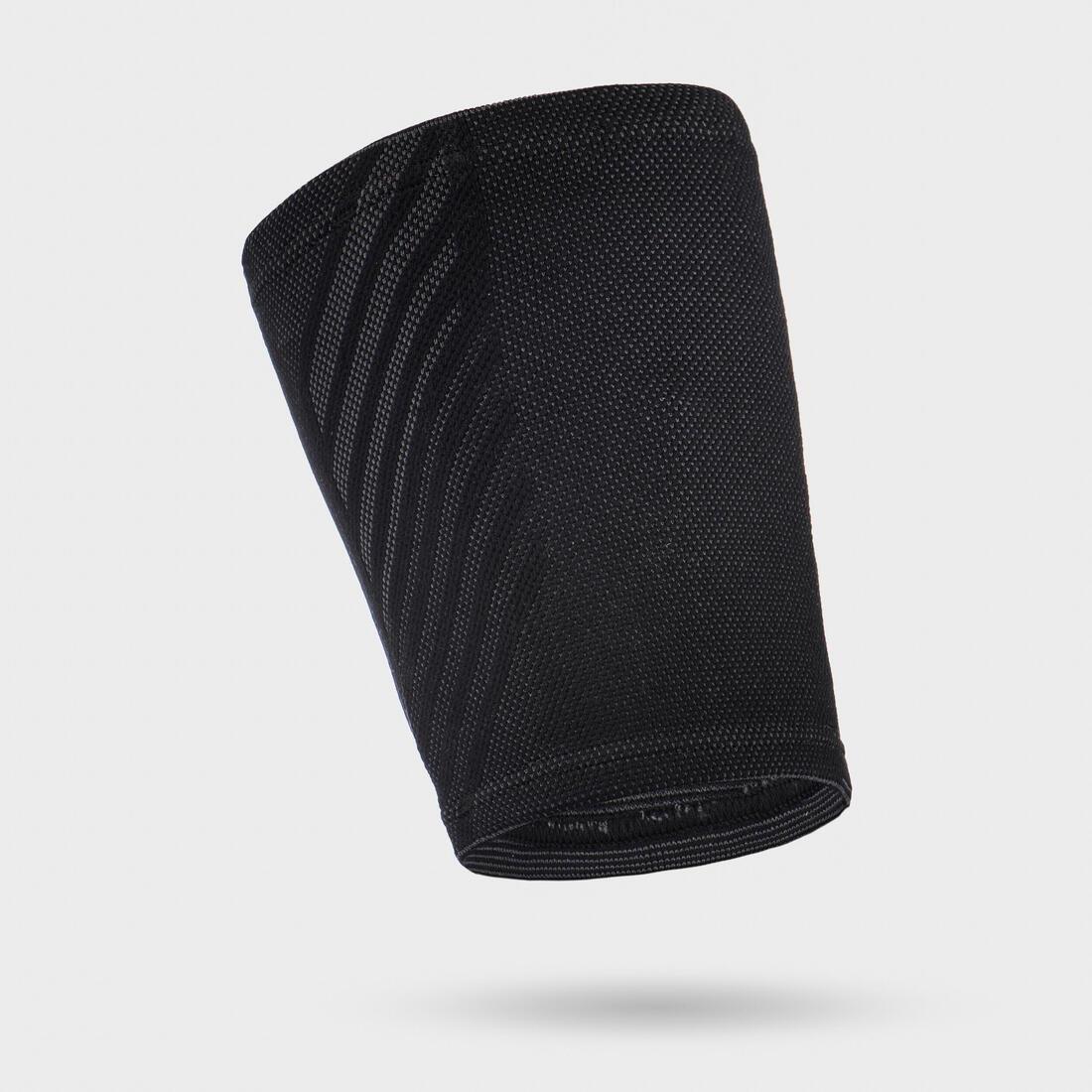 Unisex Compressive Supportive Thigh Sleeve Prevent 500, Black, No Color, large image number 10
