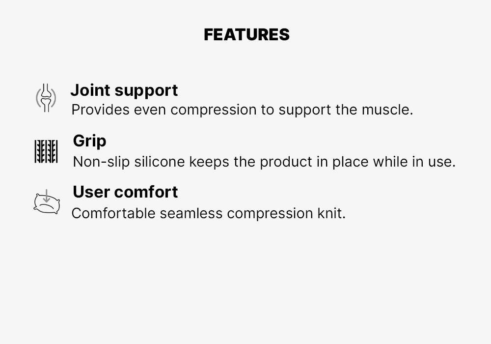 Unisex Compression Calf Support Prevent 500, Black, , large image number 6