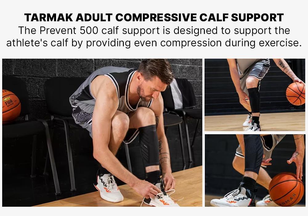 Unisex Compression Calf Support Prevent 500, Black, , large image number 9
