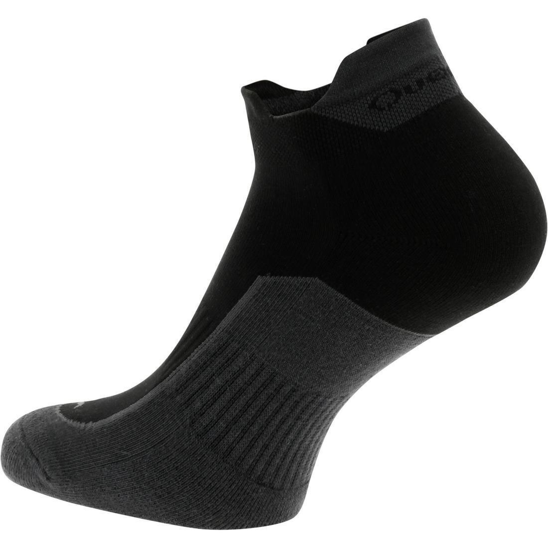 Nature Walking Socks, NH500 Low, X 2 pairs, Black, , large image number 2