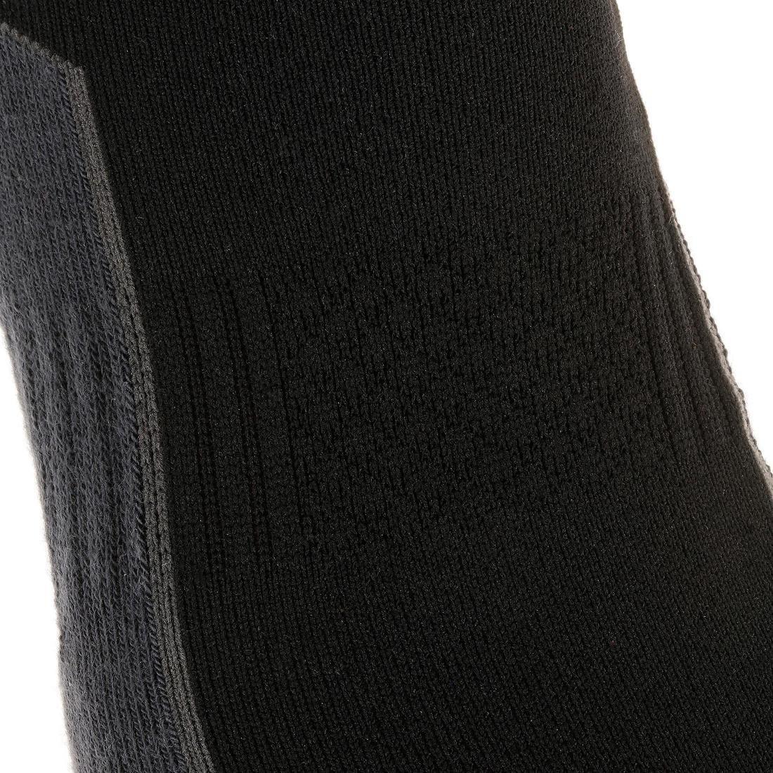 Nature Walking Socks, NH500 Low, X 2 pairs, Black, , large image number 3