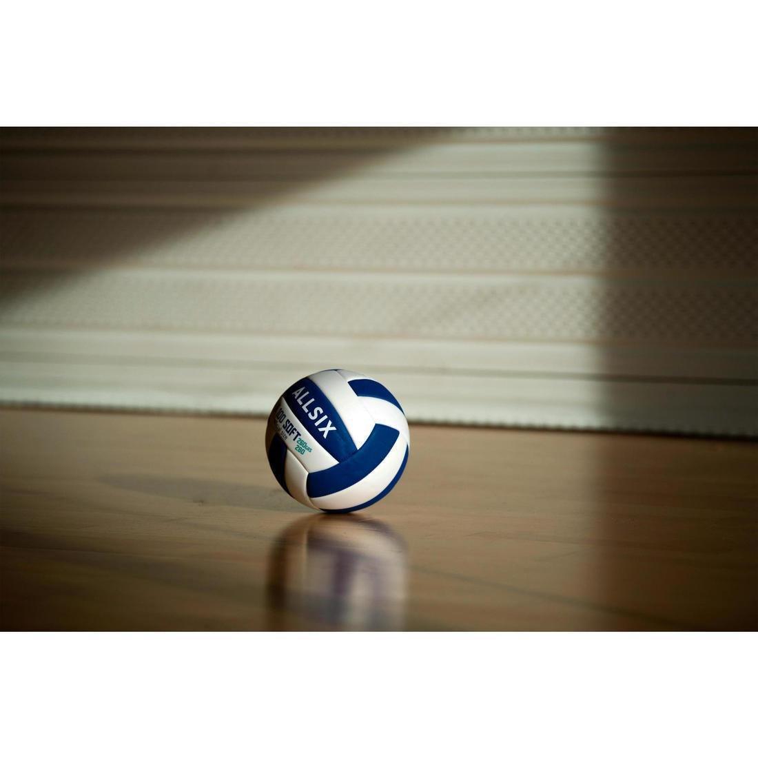 V100 Soft Volleyball 200-220G For Ages 6-9, White, No Color, large image number 4