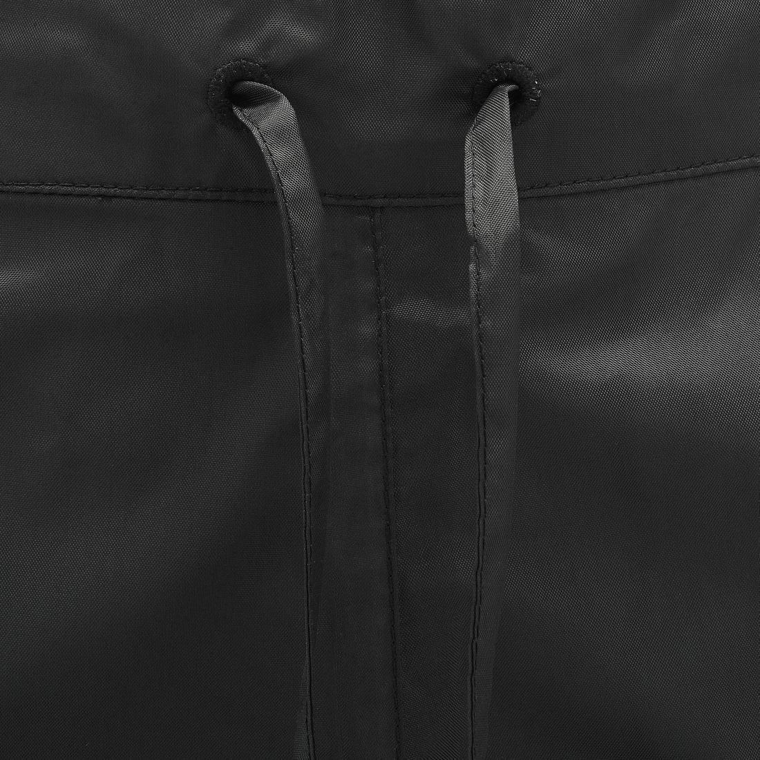 Womens Country Walking Waterproof Over-Trousers Raincut, Black, , large image number 8