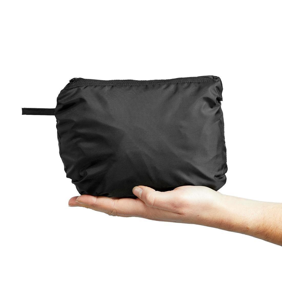 Womens Country Walking Waterproof Over-Trousers Raincut, Black, No Color, medium