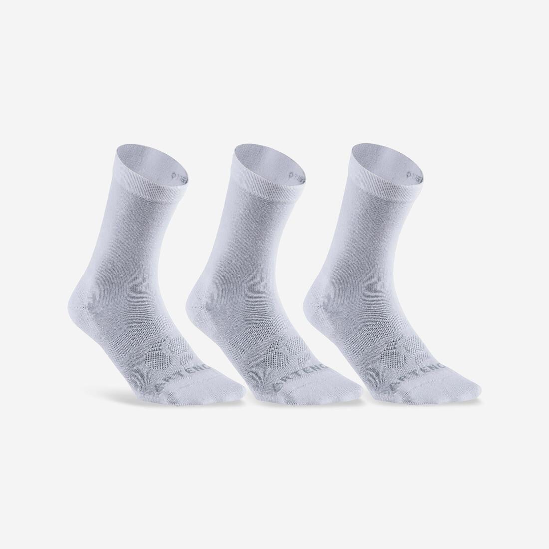 High Sports Socks Rs 160 Tri-Pack, White, No Color, medium