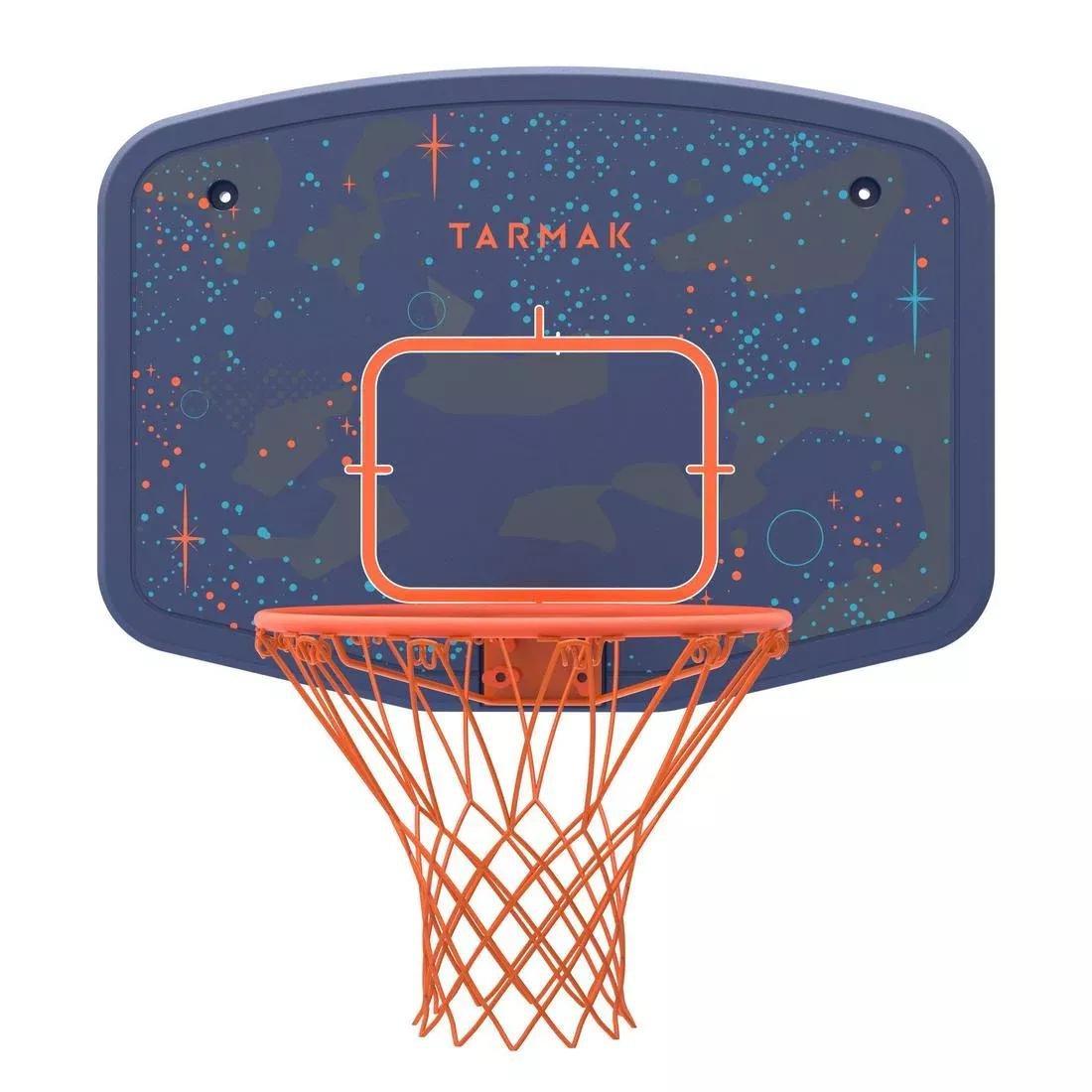 B200 Easy Wall-Mounted Basketball Basket, Blue, No Color, large image number 0