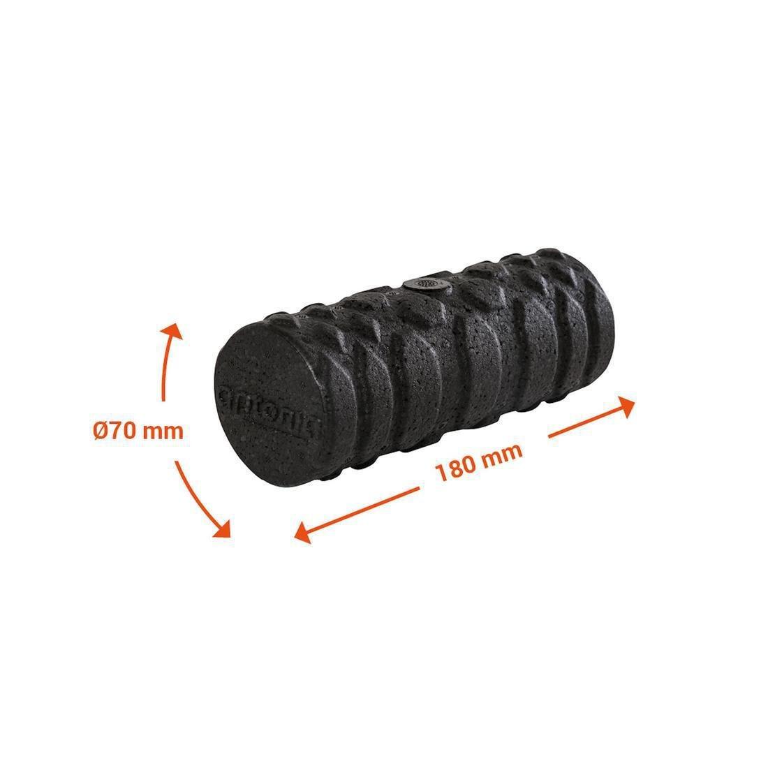 500 Hard Massage Foam Roller, Black, No Color, large image number 4