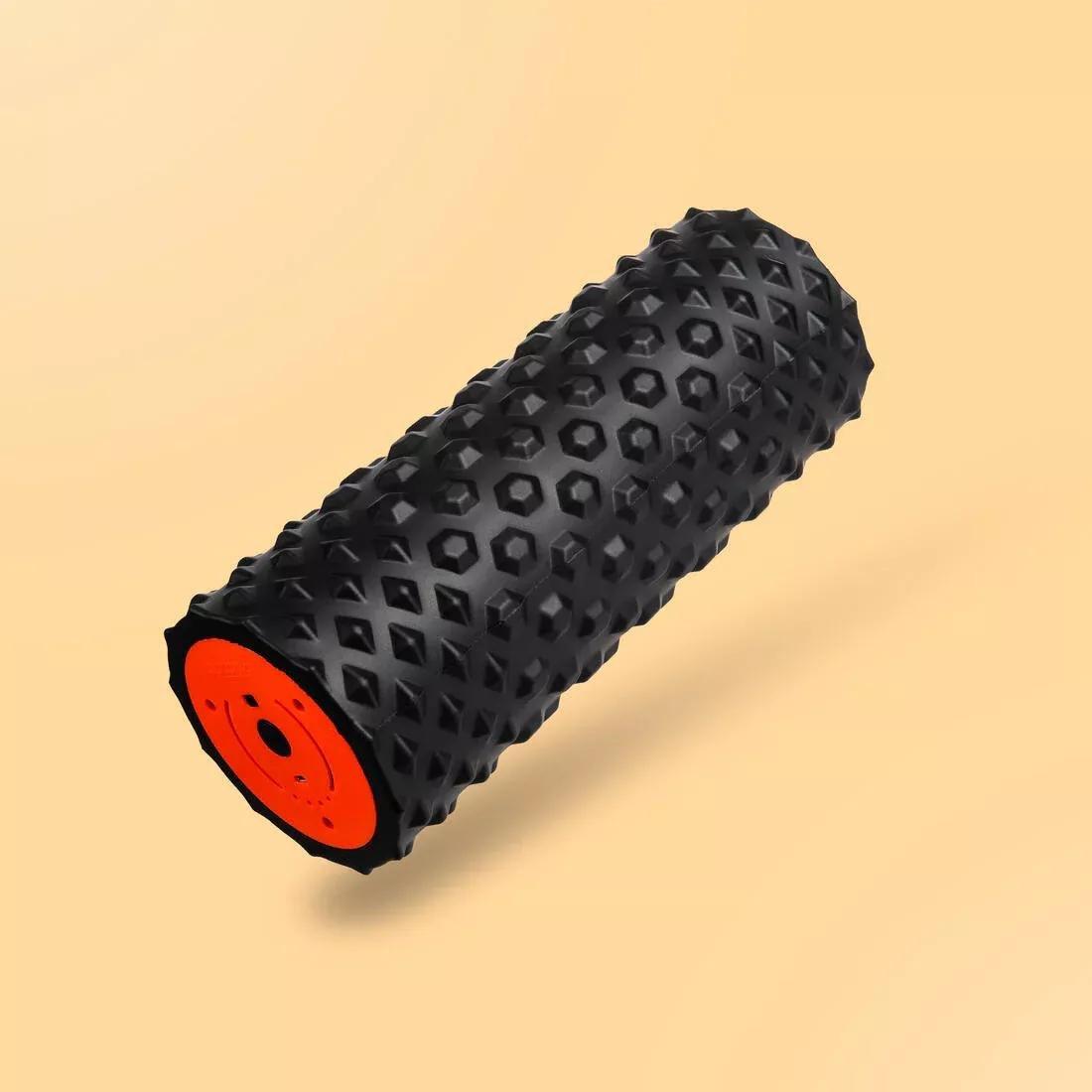 900 Vibrating Electronic Massage Roller, Black, No Color, large image number 0