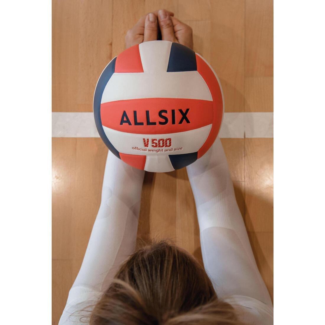 V500 Volleyball, White/Blue/Red, No Color, large image number 3