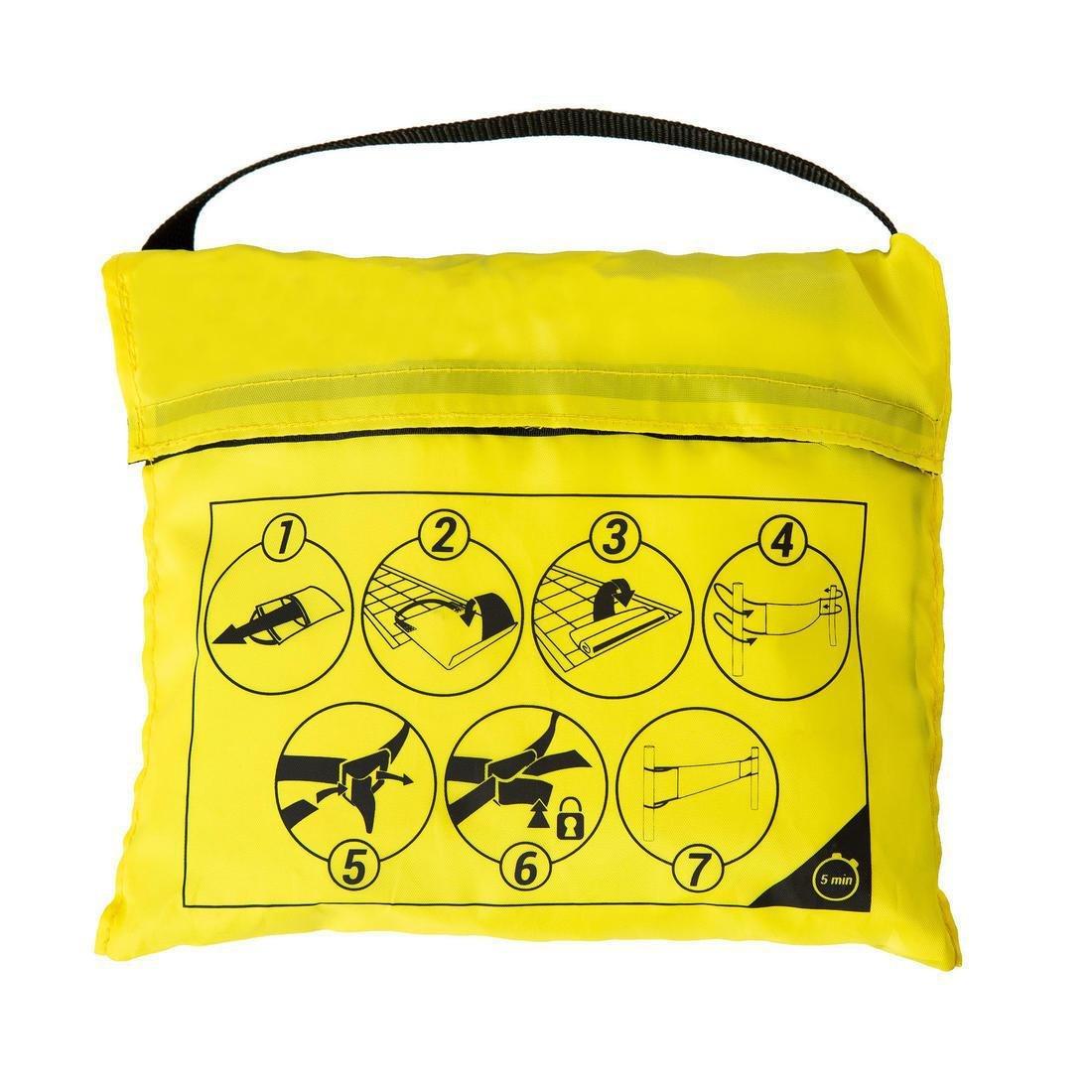 Beach Volleyball Net - Bv100, Yellow, No Color, large image number 2