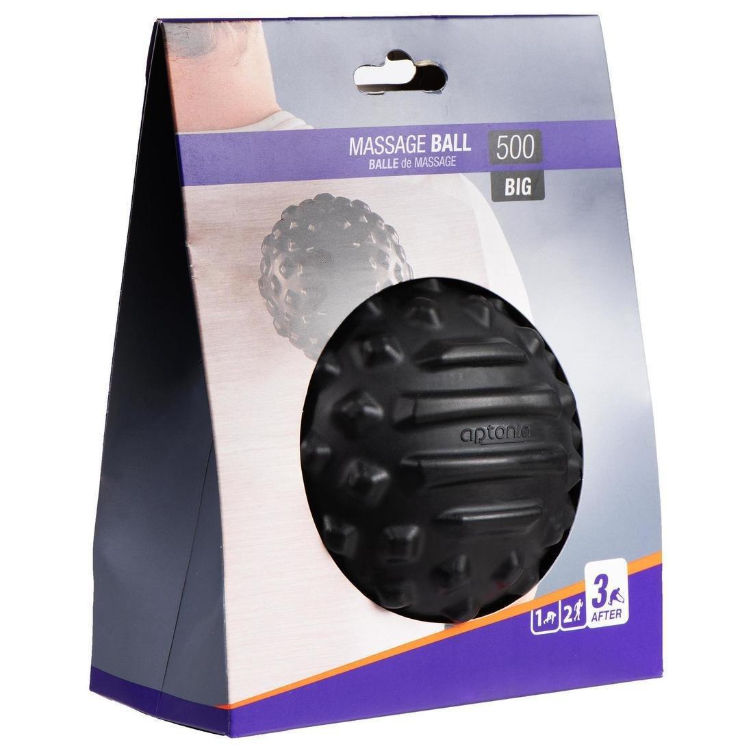 Massage Ball 500 Big, Black, No Color, large image number 2