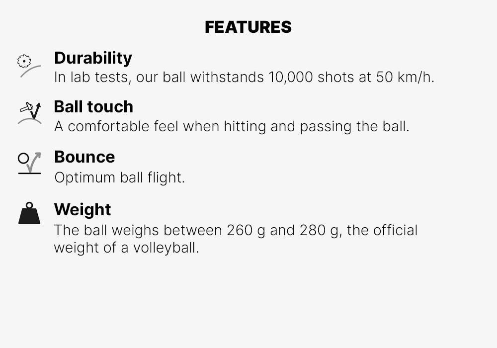 Volleyball V900, Red, No Color, medium