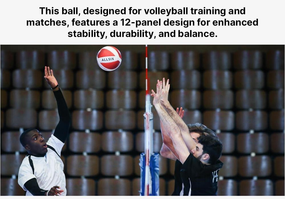 Volleyball V900, Red, No Color, medium