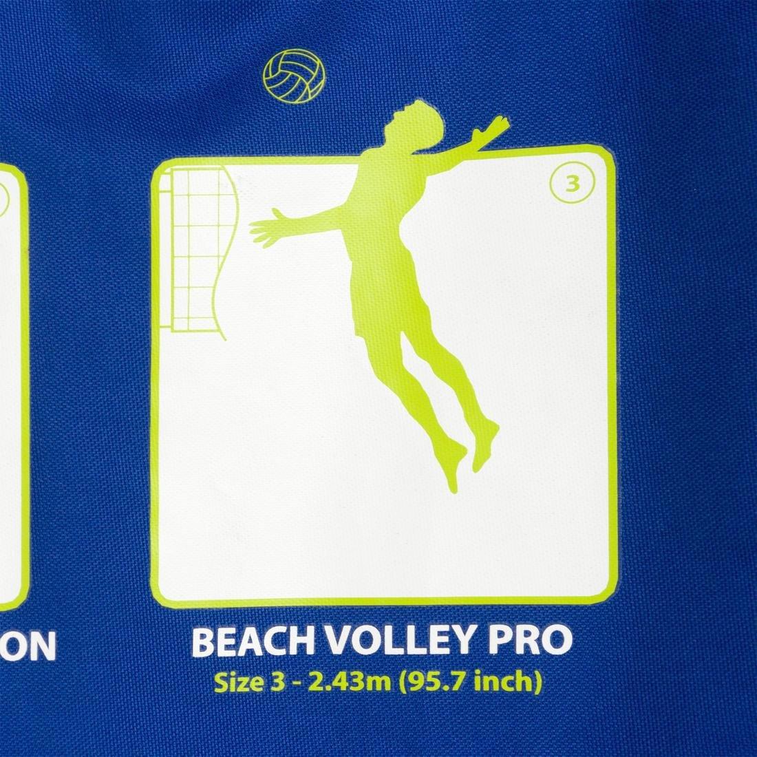 Recreational Beach Volleyball Set (Net And Posts) Bv 500, Blue, No Color, large image number 6