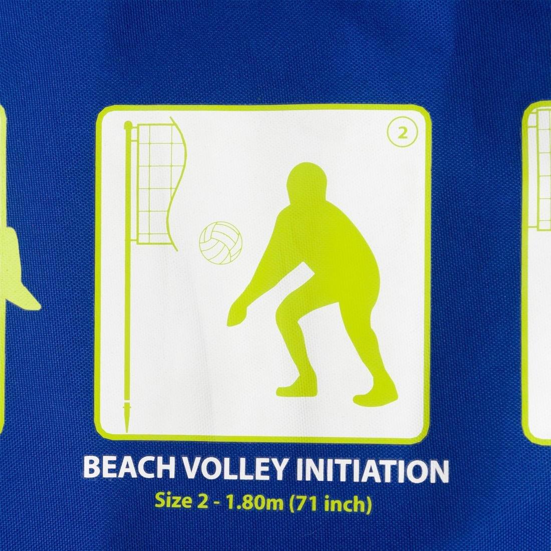 Recreational Beach Volleyball Set (Net And Posts) Bv 500, Blue, No Color, large image number 7