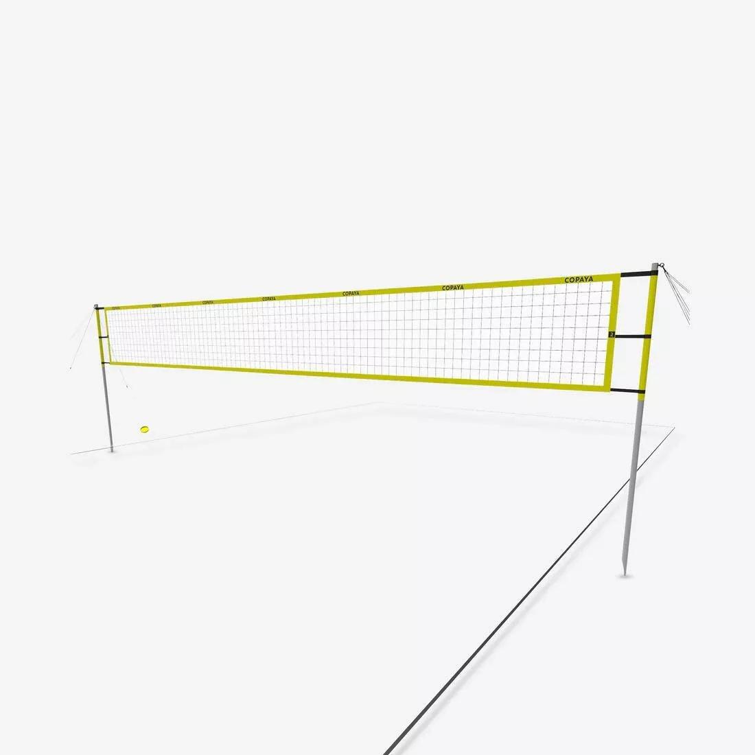 Official Beach Volleyball Set - BV900, Yellow, No Color, medium