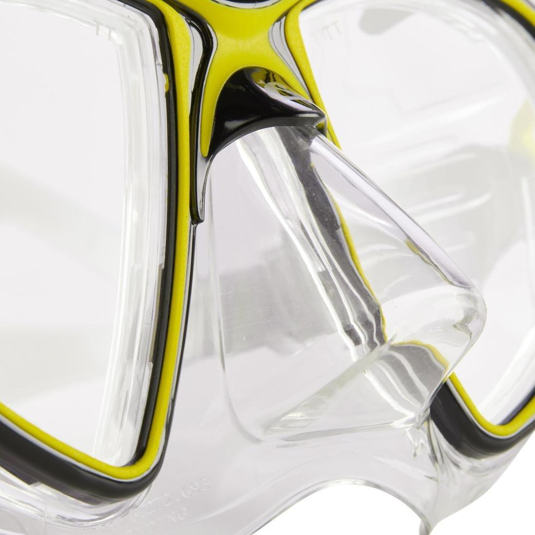 Air Crystal Diving Mask, Black, No Color, large image number 6