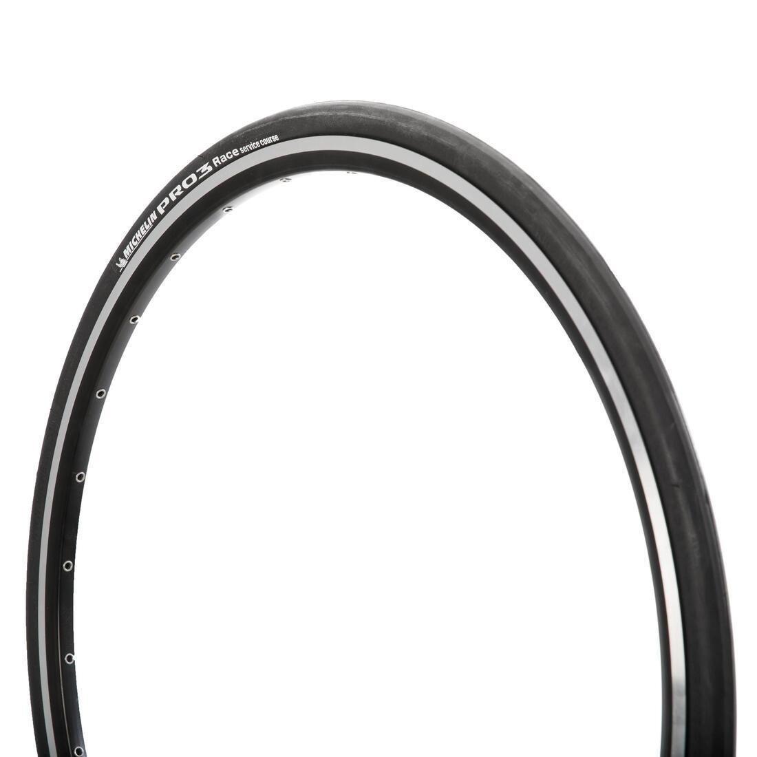 Pro3 Race Road Bike Tyre, Black, No Color, large image number 0