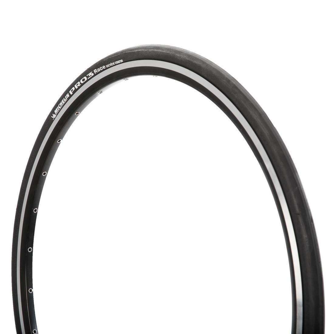 Pro3 Race Road Bike Tyre, Black, No Color, large image number 1