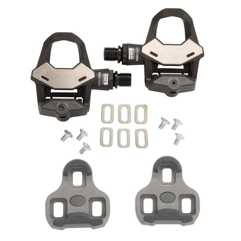 B TWIN - Keo 2 Max Road Bike Pedals, Black