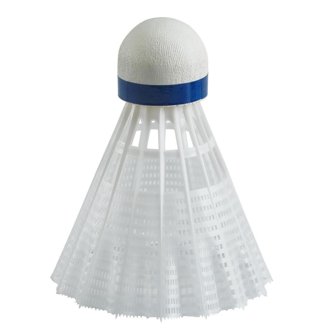 Badminton Plastic Shuttlecocks Mavis 300 6-Pack - White, , large image number 4
