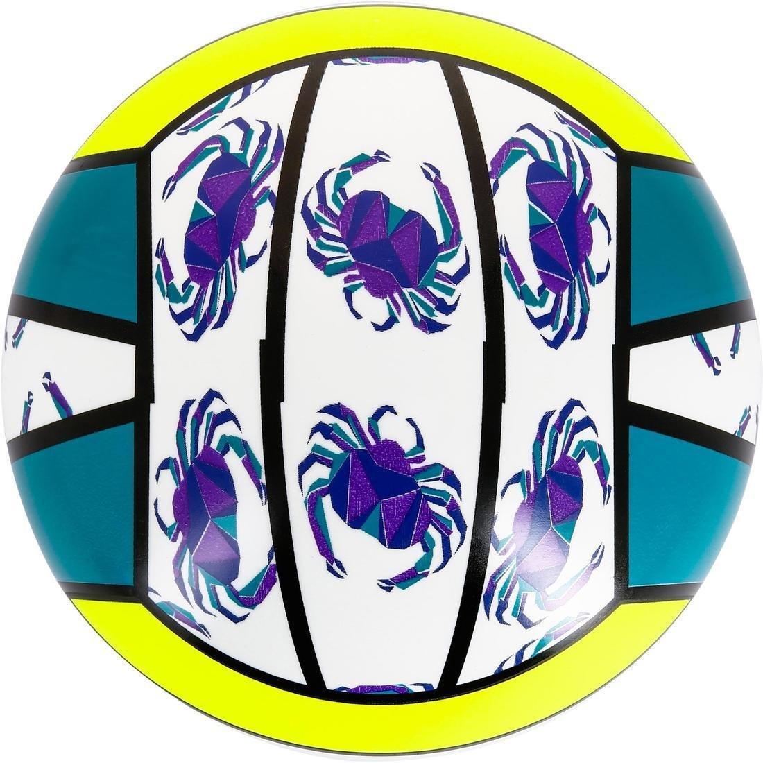 BV100 Beach Volleyball - White/Pink, yellow, No Color, large image number 5