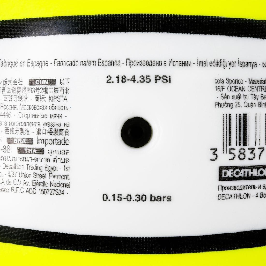 BV100 Beach Volleyball - White/Pink, yellow, No Color, large image number 8