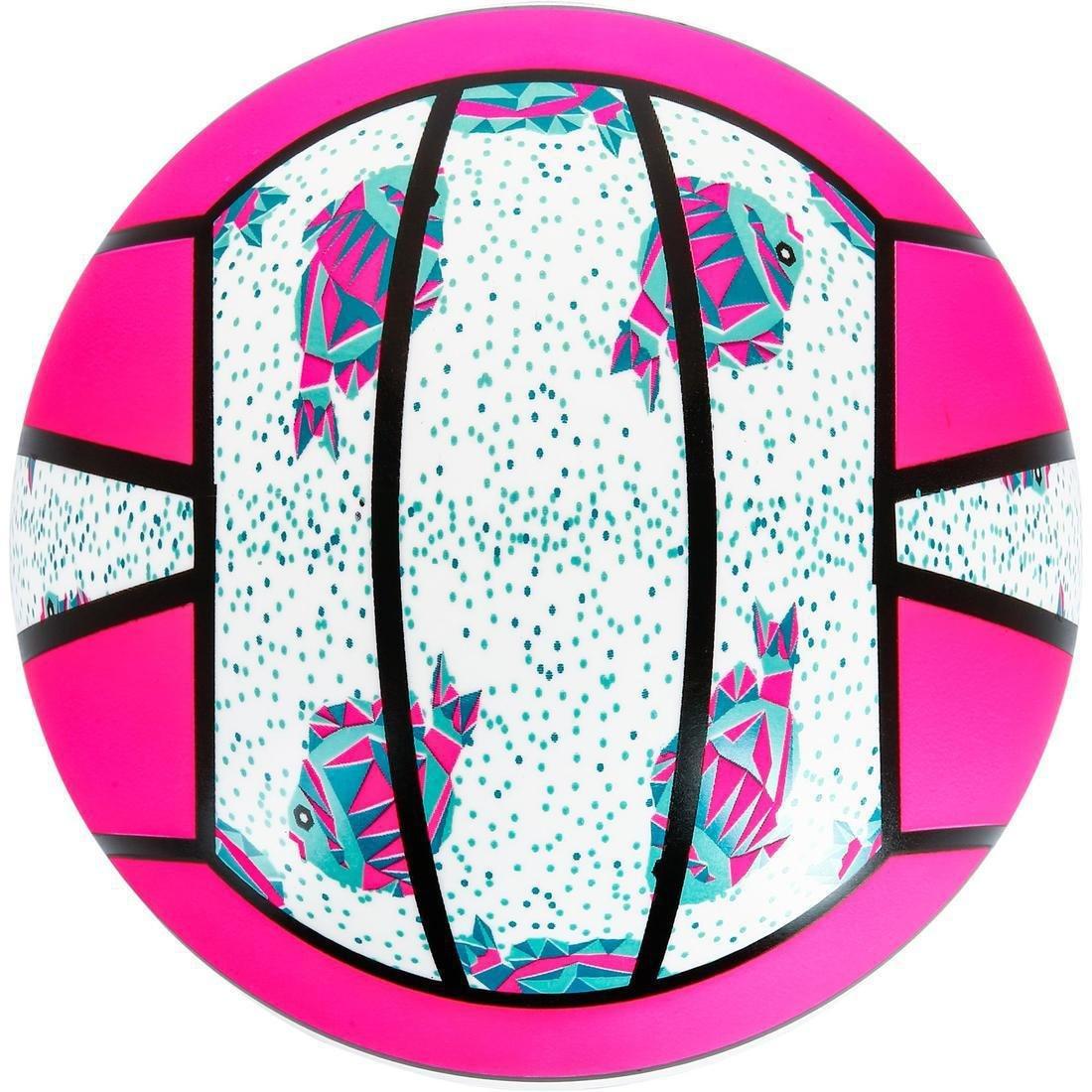 BV100 Beach Volleyball - White/Pink, blue, No Color, large image number 6
