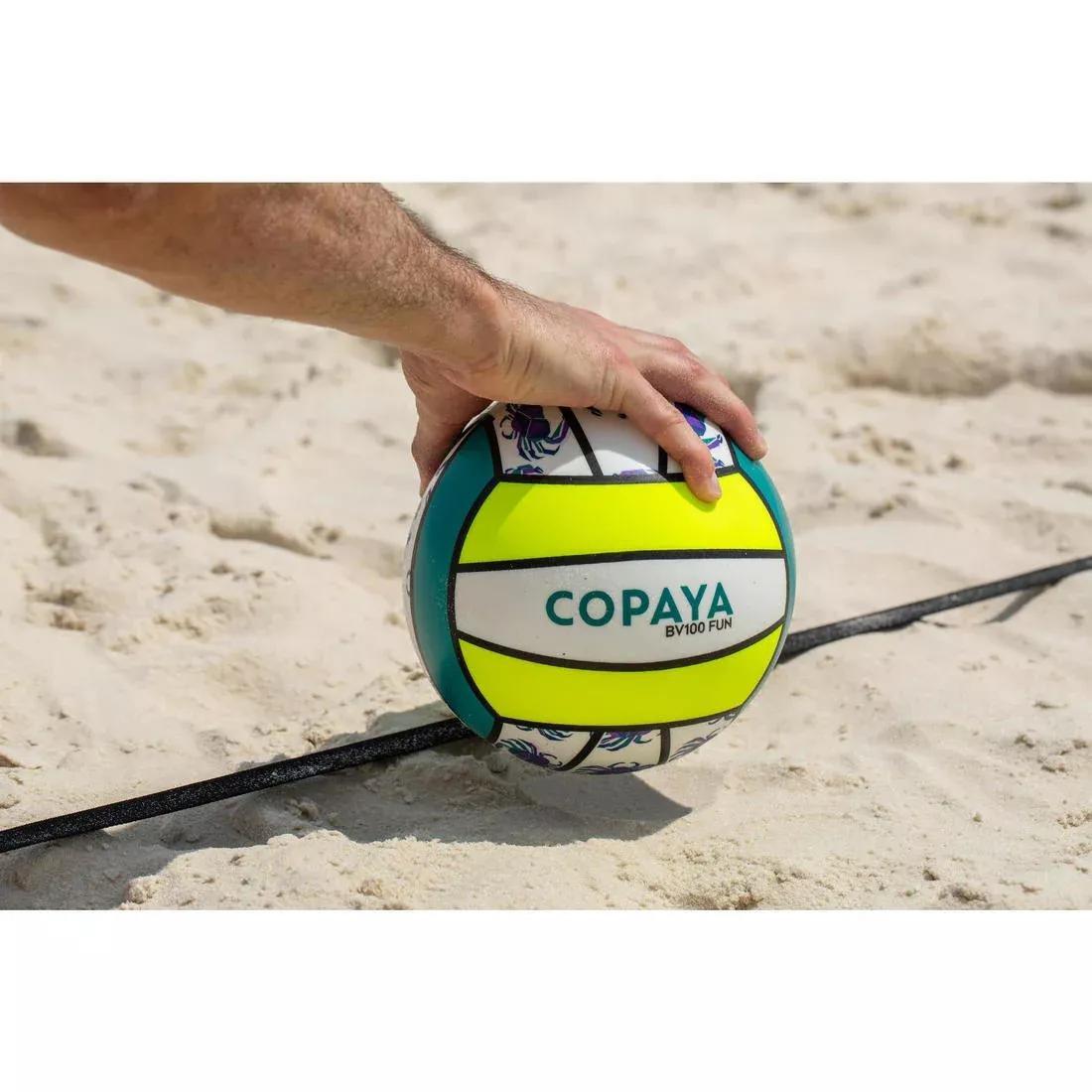 BV100 Beach Volleyball - White/Pink, blue, No Color, large image number 9