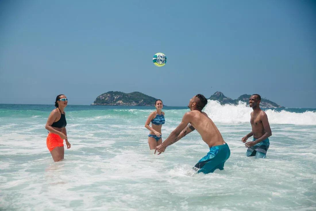 Bv100 Volleyball Outdoor, White, No Color, large image number 3