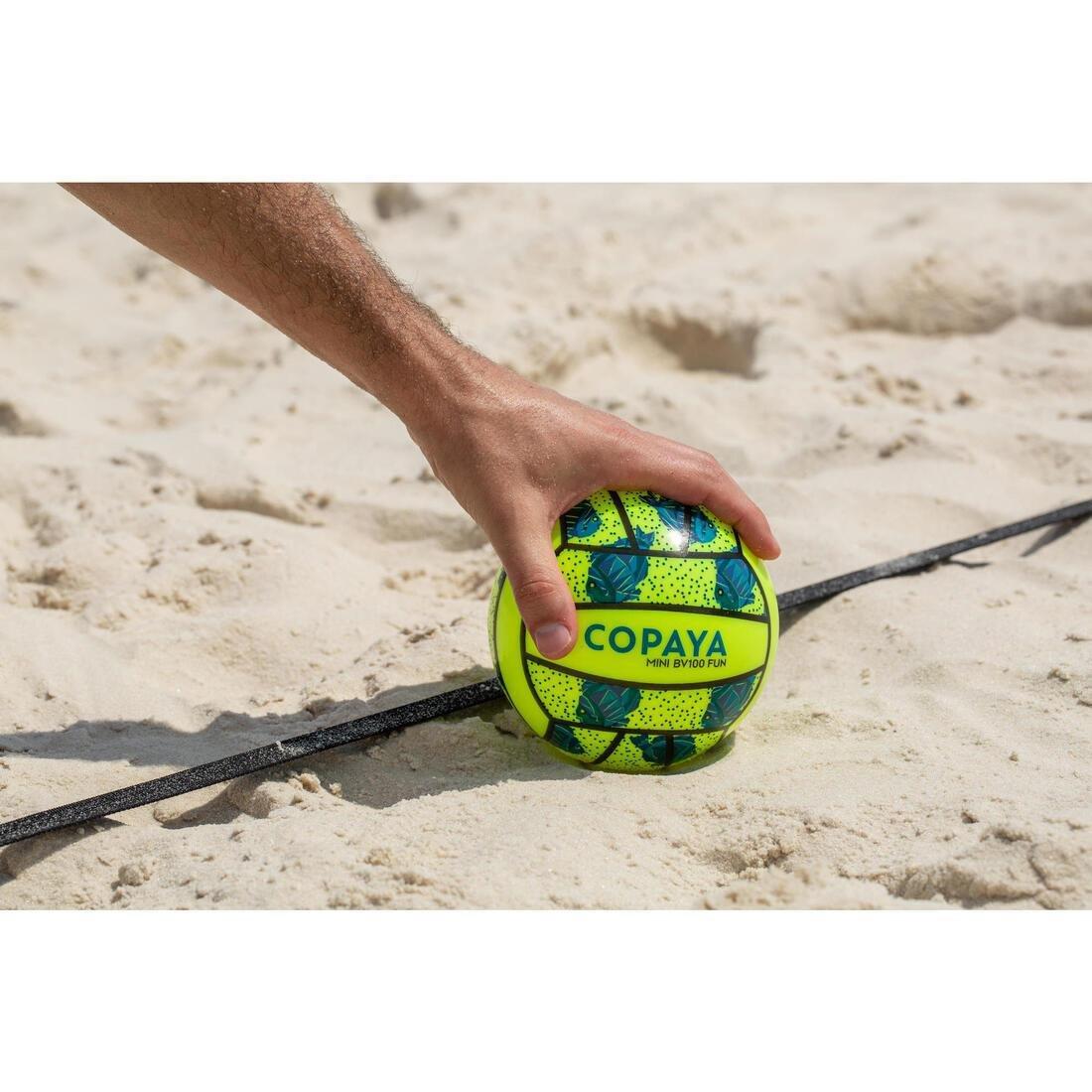 BV100 Mini Beach Volleyball - Neon Green, fluo neon yellow, No Color, large image number 1